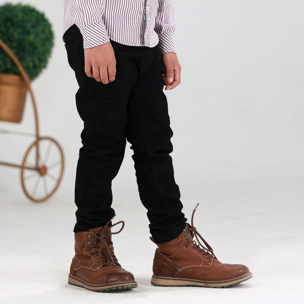 BOY DENIM BLACK S25BPJ006 BLACK