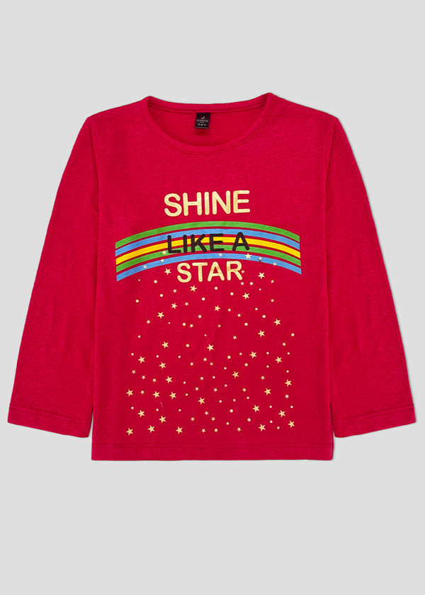 SHINE LIKE A STAR T-SHIRT S25GTS006 PINK