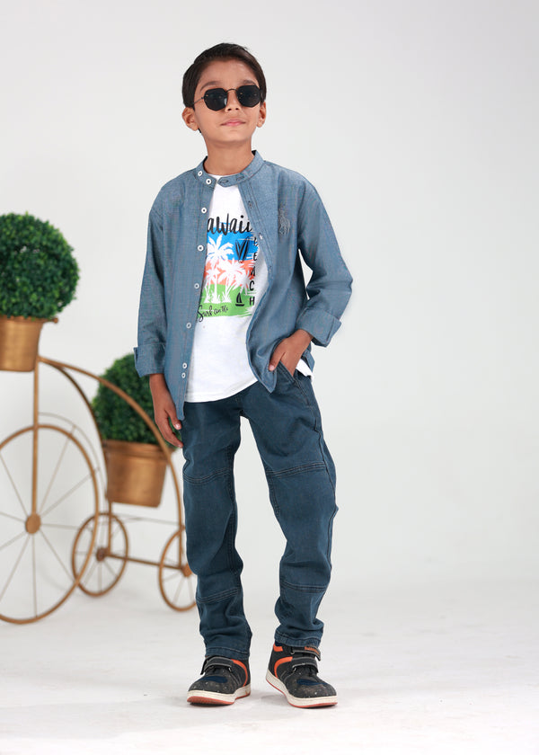 HAWAI T-SHIRT (WHITE)