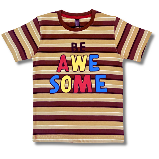 BE AWESOME T-SHIRT S25BTS002 MULTI