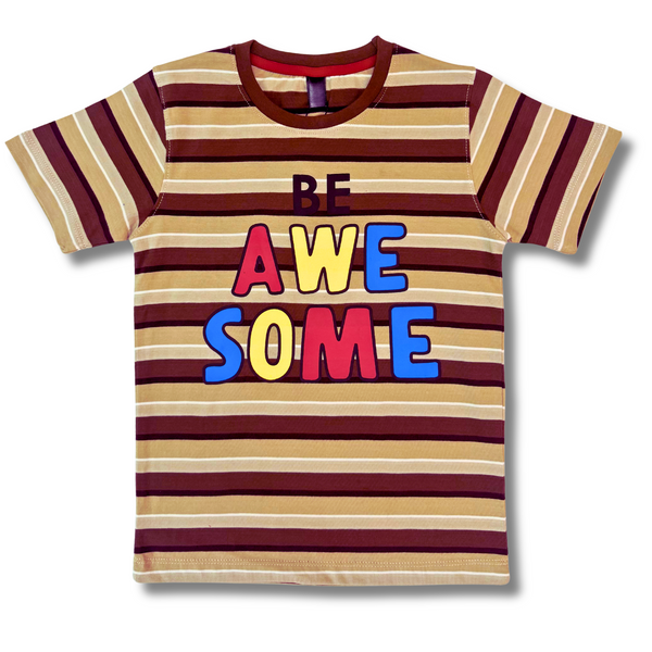 BE AWESOME T-SHIRT (MULTI)