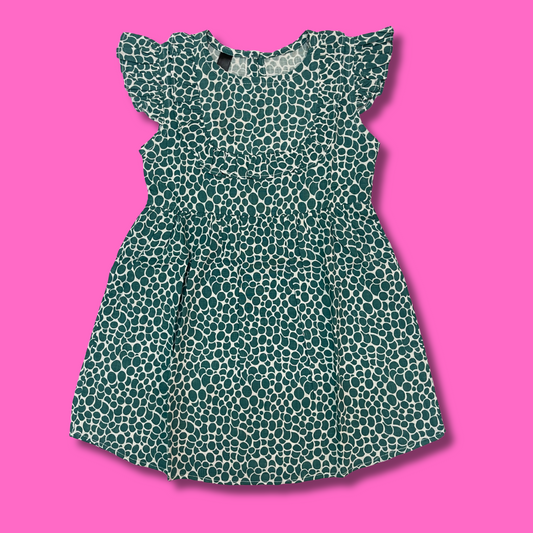 GIRLS KURTI FRILL FROCK S25GKI001  GREEN