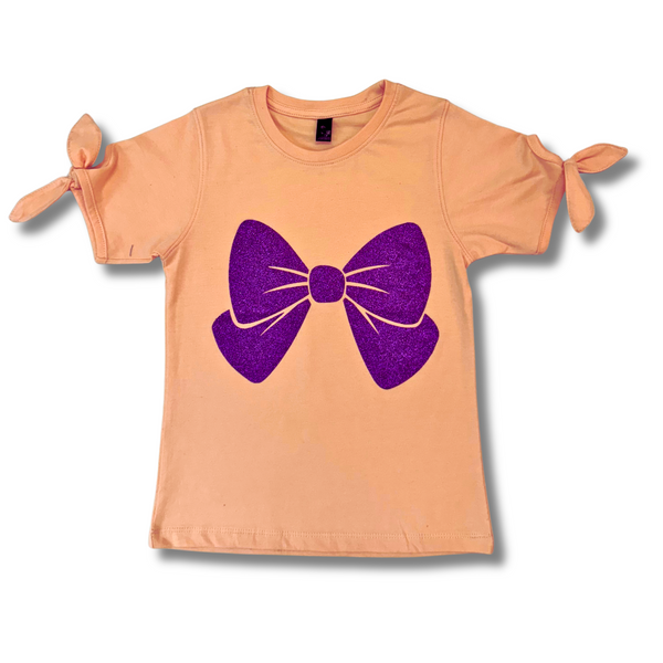 BUTTERFLY T-SHIRT (PEACH)