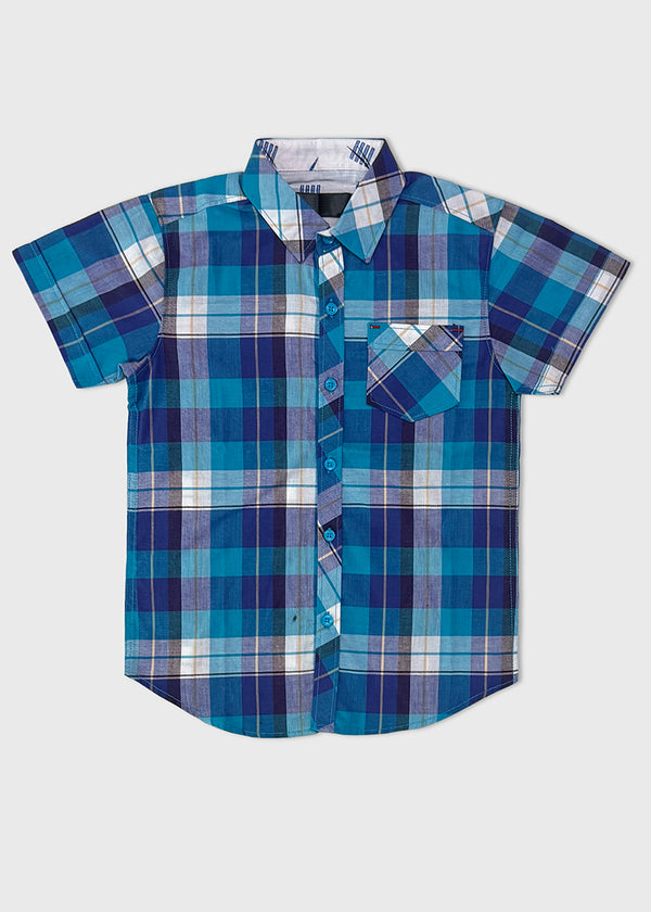 BOY C-SHIRT HALFSLEVES PRINT S25BSC021 LIGHT BLUE