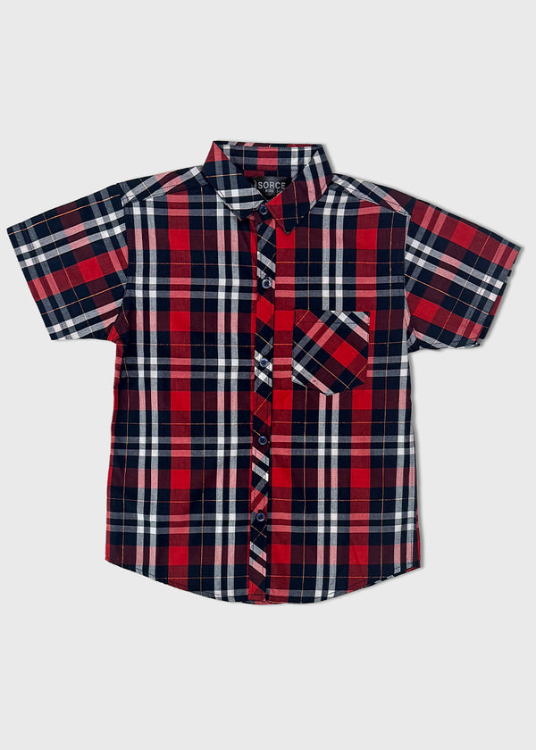 C-SHIRT HALFSLEVES S25BSC022 RED