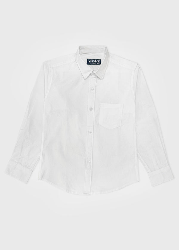 BOY PLAIN C-SHIRT S25BSC017 WHITE