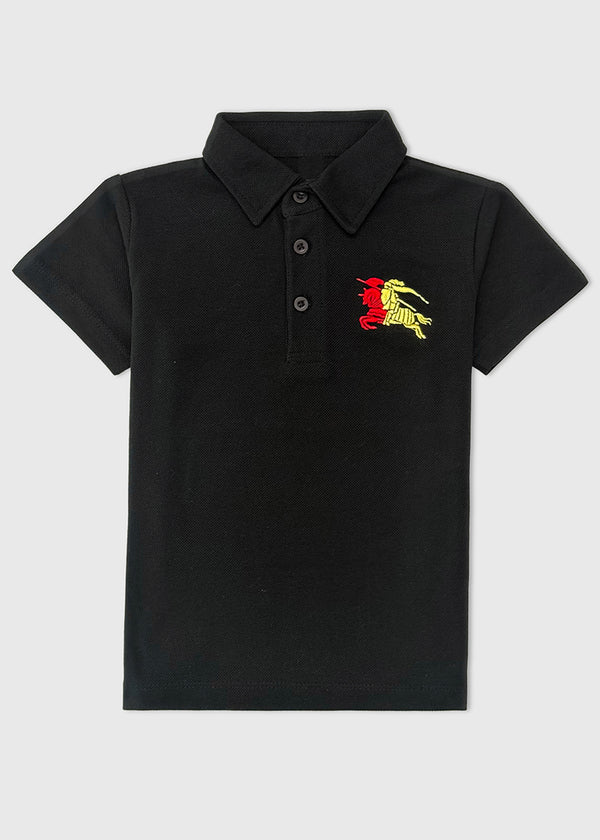 BOYS EMBROIDERY POLO S25BPL010 BLACK